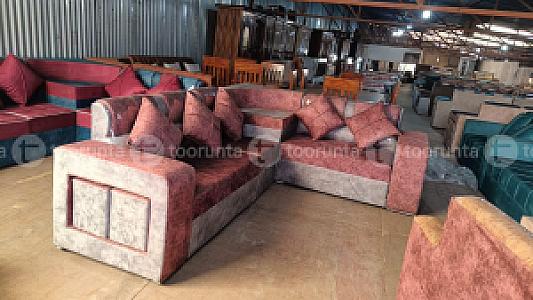 Corner sofa set 5 seat with corner and tea table