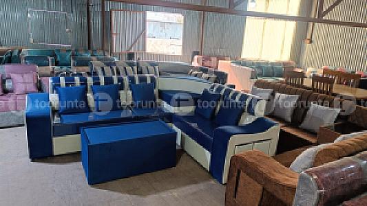 Corner sofa set 7 seater