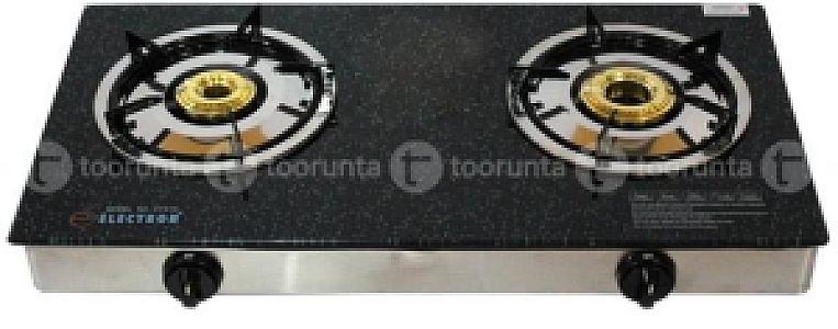 Electron Glass Top 2 Burners Gas Stove Cy215