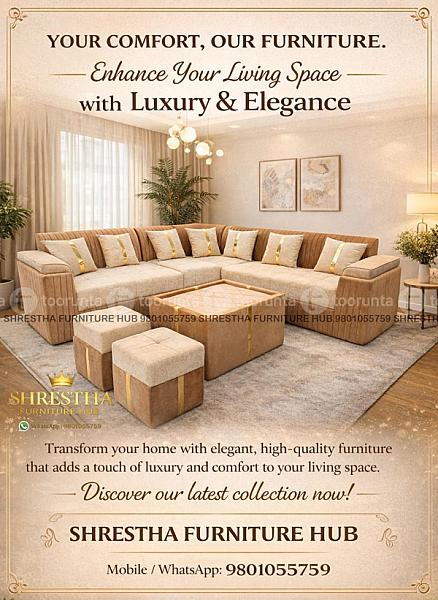 Royal Designed L Shaped Sofa Set For Living Room Office With Tea Table Cushion And Sitting Muda Sets,grey