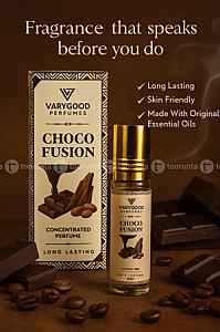 VaryGood Perfumes Choco Fusion Attar Roll On 8ml | Rich & Warm Long Lasting Concentrated Perfume for Men & Women