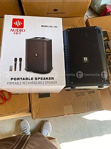 AUDIO SKY  portable Bluetooth speaker 100 watt heavy outputs