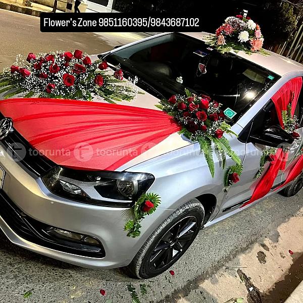 Heavy Wedding Car Decoration