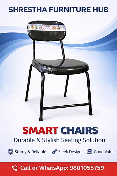 Black Metal Seating Chair For Office