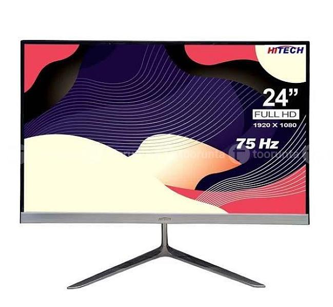 Hitech Monitor 24 Inch Fhd Borderless 1 Year Warranty