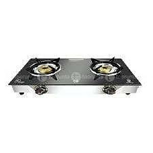 CG 2 Burner Tempered Glass Gas Stove - CGGS2BGT
