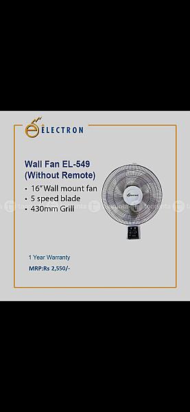 Wall Fan Without Remote