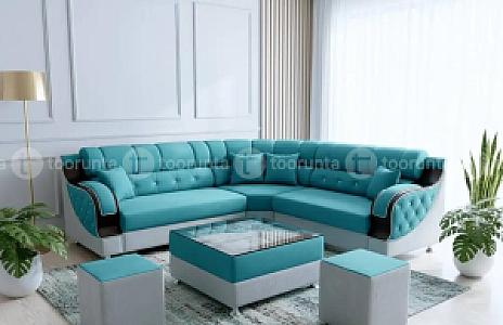Corner sofa set 7 sitter