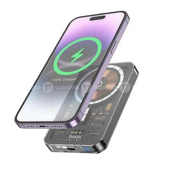 Hoco 5000mah Q14 Ice Crystal Pd20w Portable Magnetic Fast Charging Power Bank