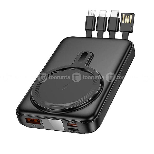 Hoco J135 22.5w+pd20w 4 Cables 10000mah Wireless Powerbank