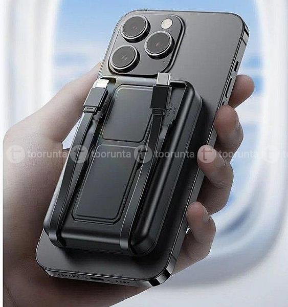 Jpd Power 10000mah Magnetic Wireless Powerbank With Cable And Stand