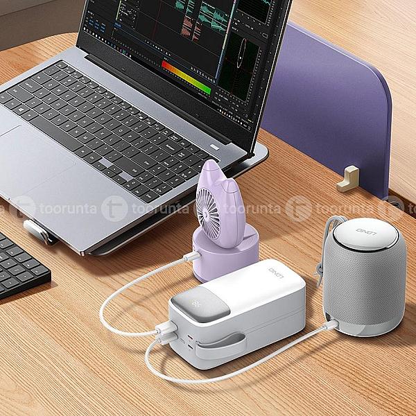 Ldnio Pq50 50000mah Power With Attached Cables
