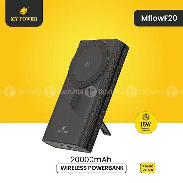 My Power Mflow F20 20000mah 15w Wireless Magsafe Fast Charging Powerbank