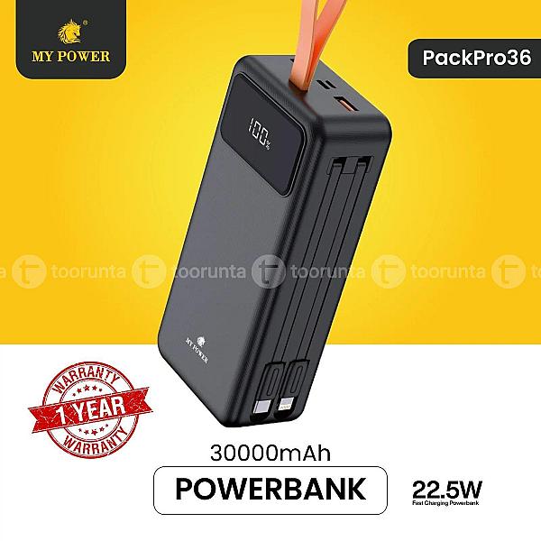 My Power Packpro 36 30000mah Fast Charging Powerbank