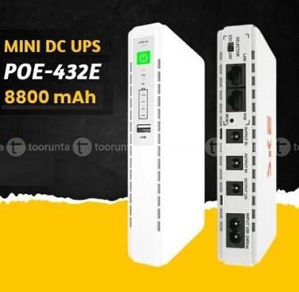 Poe 432e Mini Dc Ups Router Backup 8800mah