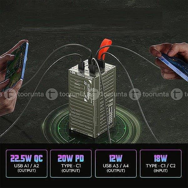 Remax Rpp 609 60000mah Pd 20w+qc 22.5w Fast Charging Powerbank