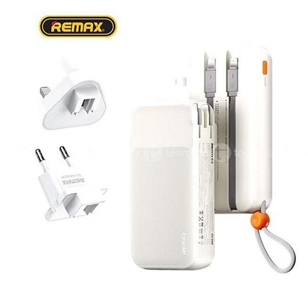 Remax Rpp E5 Portable 10000mah Powerbank With Charging Head Inbuilt Cables
