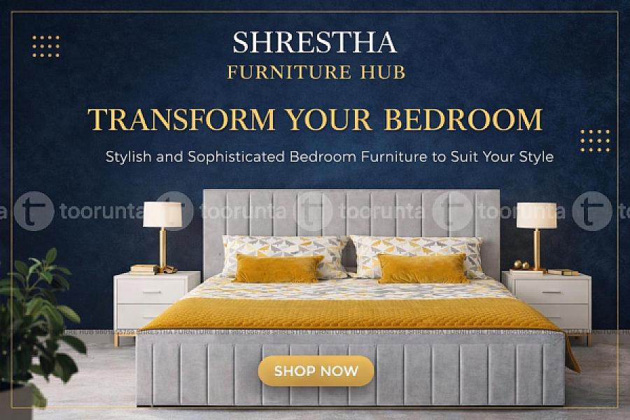 Grand Horizon Grey Velvet Platform Queen Size(5*6.5ft) Bed
