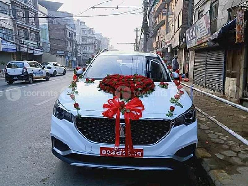 Heavy Wedding Car Decoration