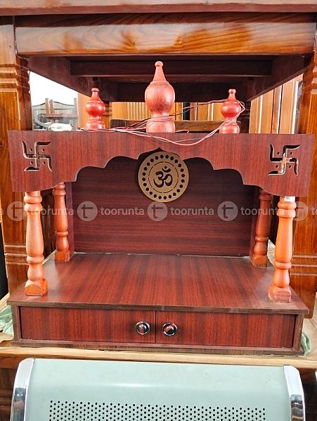 Wood Puja Mandir
