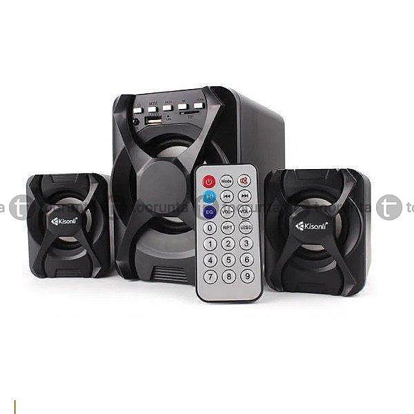 Kisonli U2500bt Moble Wireless Speaker With Tf Card Usb Aux Remote