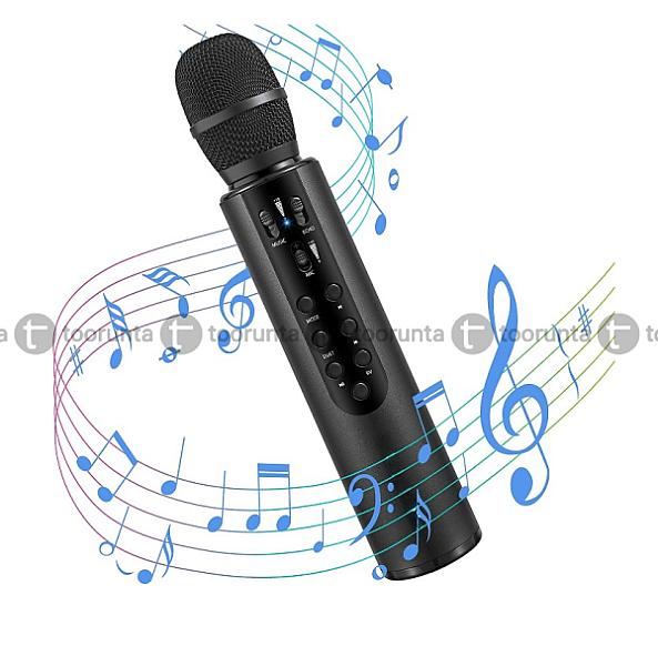 M6 Ktv Bluetooth Karaoke Mic With Powerful 10w Speaker
