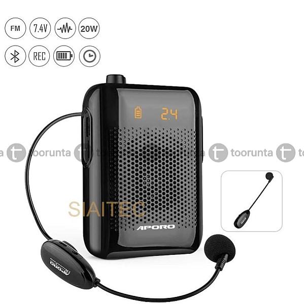 T30 Bluetooth Uhf /2.4g 20w Portable Microphone Speaker, Amplifier With Uhf Wireless Mic Or 2.4g Wireless Mic