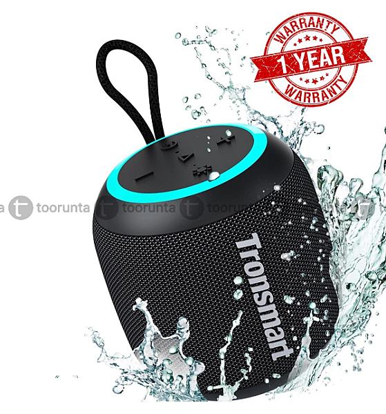 Tronsmart T7 Mini Compact Portable Bluetooth Speaker With Lights Stereo Sound