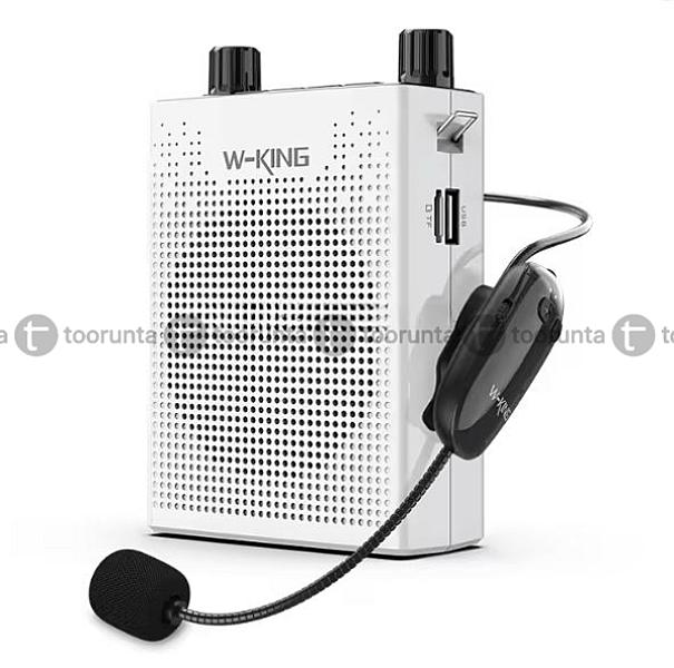 Wking Ks06 8w Rechargeable Wireless Voice Amplifier Teachers Microphone