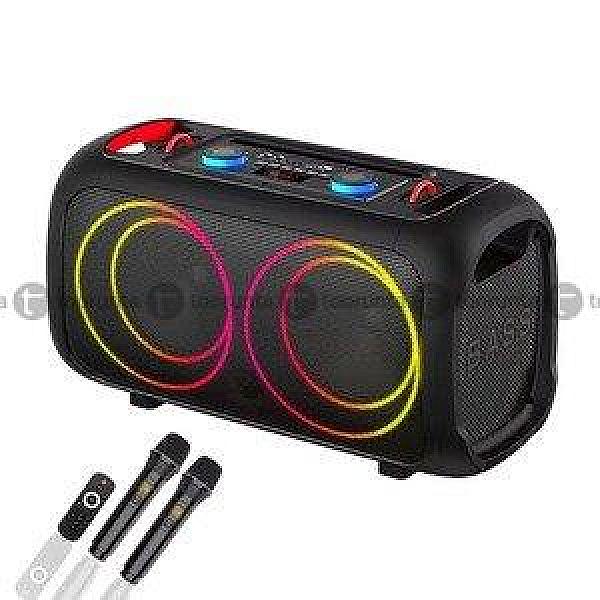 Zqs L17 Outdoor Portable Karaoke Bluetooth Speaker 40w With Two Microphones