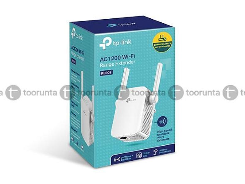 Tp- Link Ac1200 Mesh Wi-fi Extender Model Re 305