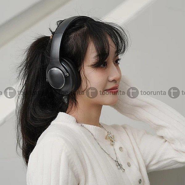 Abingo Bt80nc Hybrid Anc Active Noise Cancelling Bluetooth Headphone
