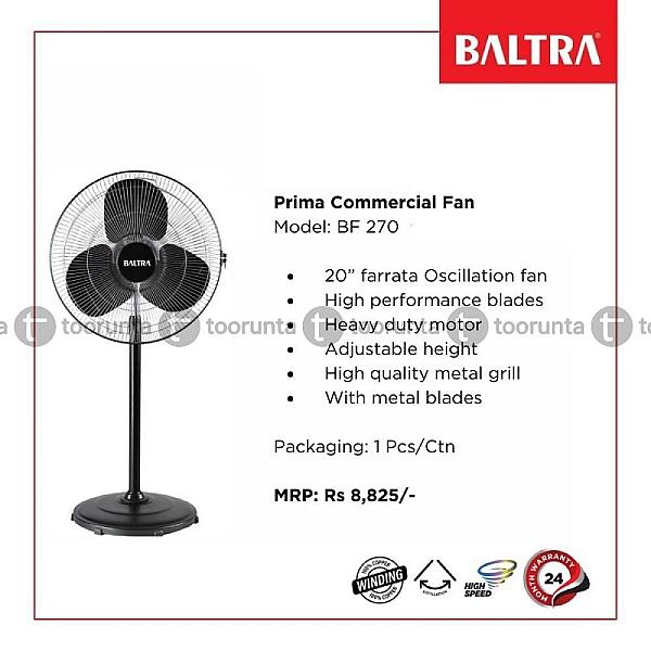 Baltra 20″ Farrata Fan – Prima Commercial Bf 270