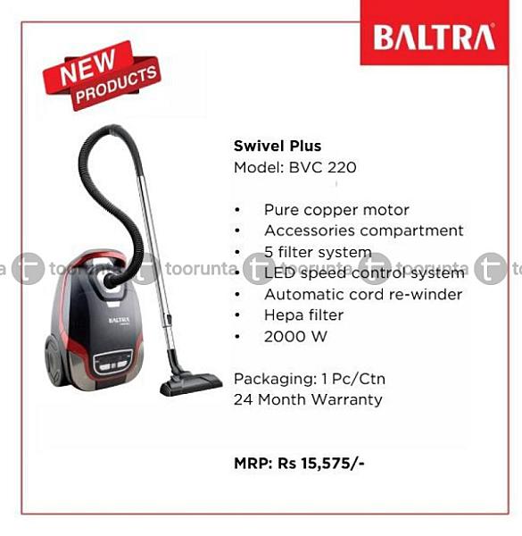 Baltra Vaccum Cleaner Swival Plus Bvc 220 2000w