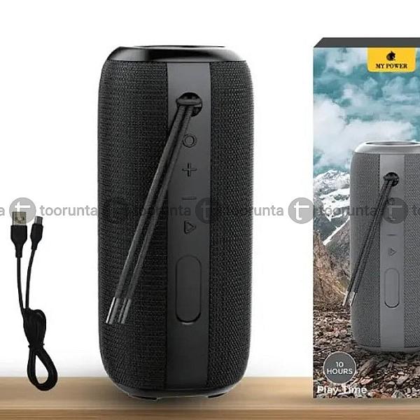 Mypower 30watt Speaker| High Bass Speaker |Waterproof Ipx6 |Portable Bluetooth Speaker| Bluetooth Version 6.0 | 10hrs Play Time | Fabric Finishing| Ms66 Bluetooth Speaker |Black Colour