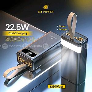 My Power 30000mah Fast Charging Powerbank | PD QC 3.0 22.5W | M300fast with 1 year warranty