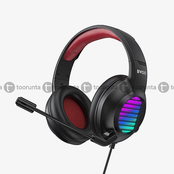Bwoo Bo-bx024 Stereo Surround Sound Wired Gaming Headphone With Mic
