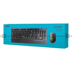 Rapoo NX2000 Wired Optical Mouse & Keyboard Combo