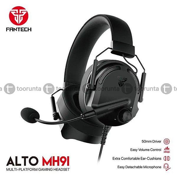 Fantech Alto Mh91 Wired On Ear Gaming Headphone With Built In Microphone