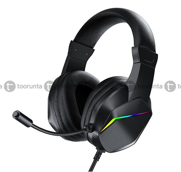 H21 Wired Gaming Headset With Rgb Light & Noise Canceling Mic