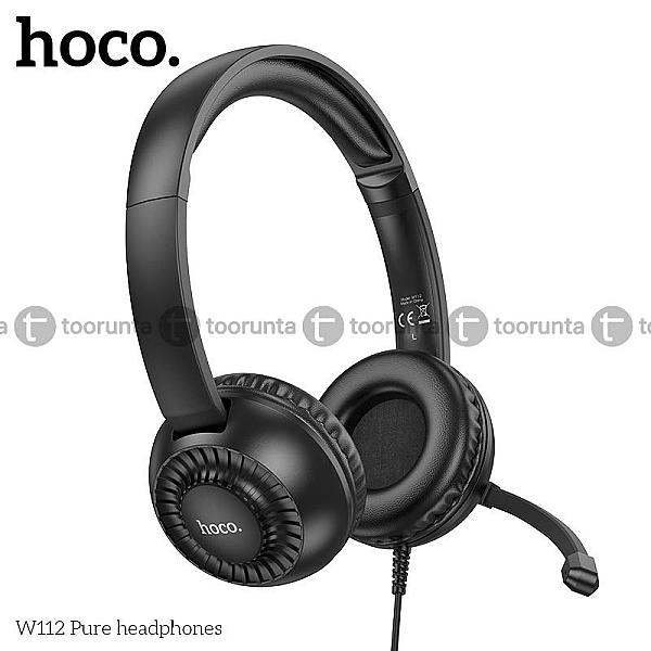 Hoco W112 Wired Headphone With Mic