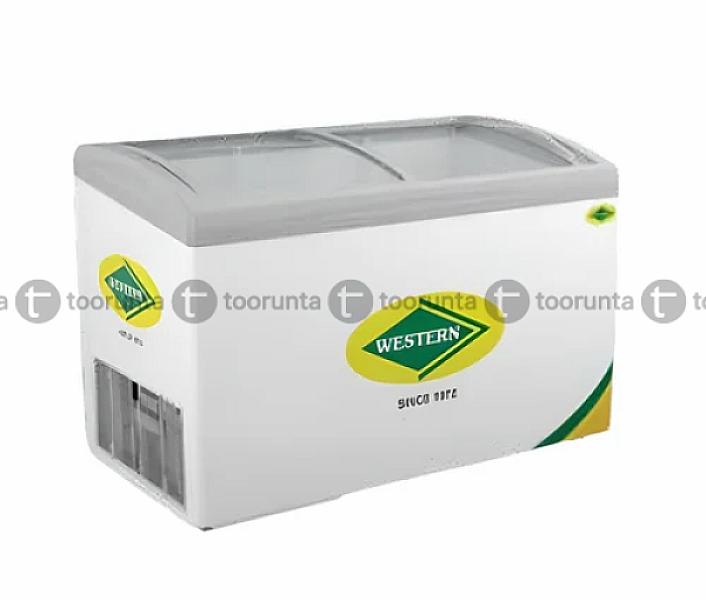 Western Curve Glass Deep Fridge