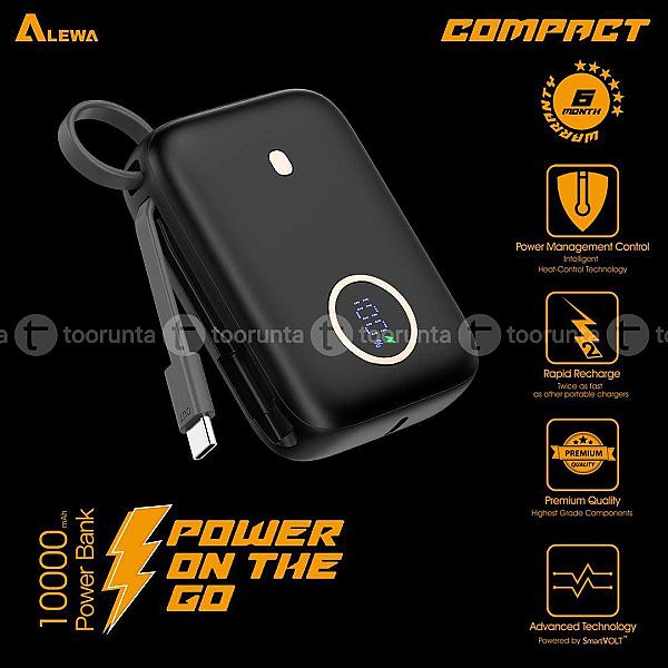 Alewa Compact 10000mah Powerbank