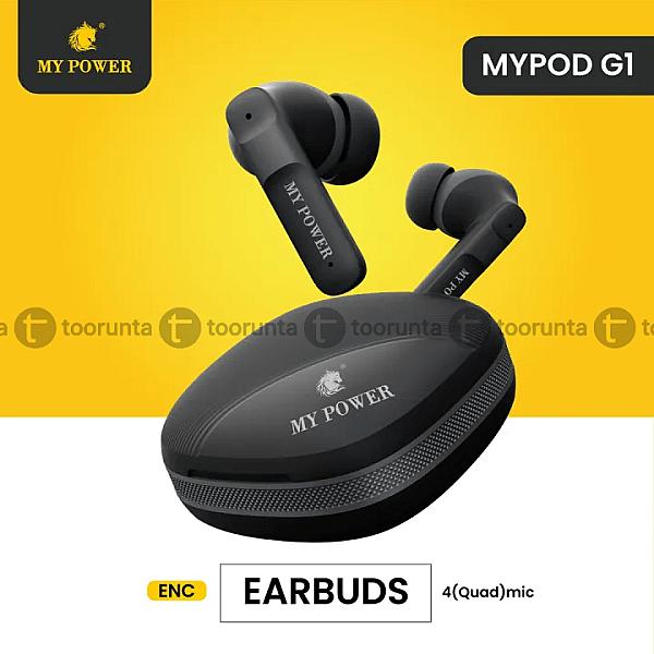 My Power Mypod G1 Enc Wireless Bluetooth Earbuds