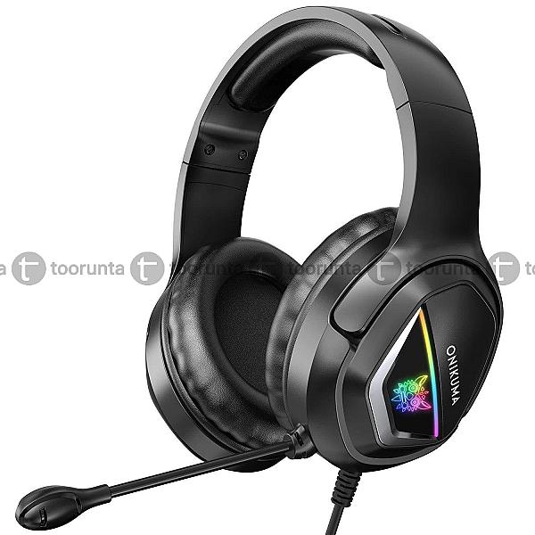 Onikuma X2 Gaming Headset Rgb Lights 40mm Driver 3d Stereo Surround Sound With Microphone