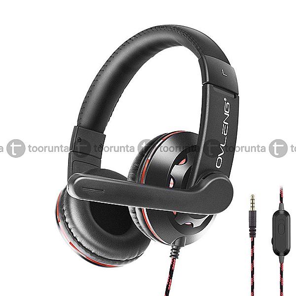 Ovleng Ovp2 Wired Headphone With Microphone 3.5mm