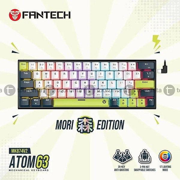 Fantech Atom 63 Mori Edition Wired Mechanical Keyboard (63 Keys, Hot-swappable, Rgb)