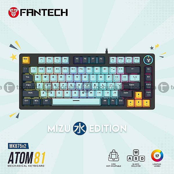 Fantech Atom81 Hot-swappable Mechanical Keyboard – Mizu Edition