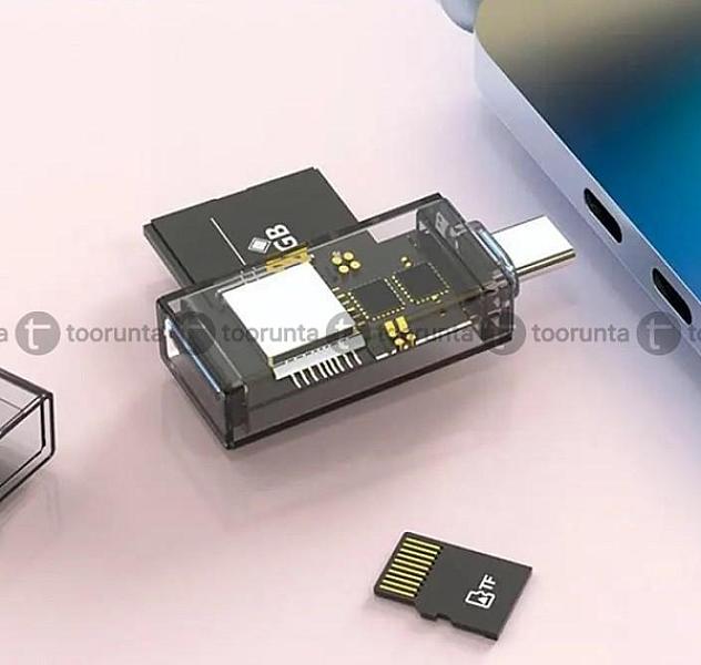 Go Des Gd Dk002 Type C Mobile Sd Tf Microsd Cardreader Adapter Otg