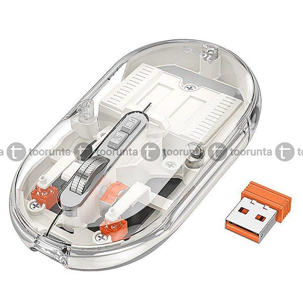 Hoco Gm35 Dual-mode Wireless Mouse Bluetooth 5.2 And 2.4ghz Connection